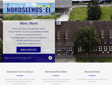 Tablet Screenshot of nordseehostel.de